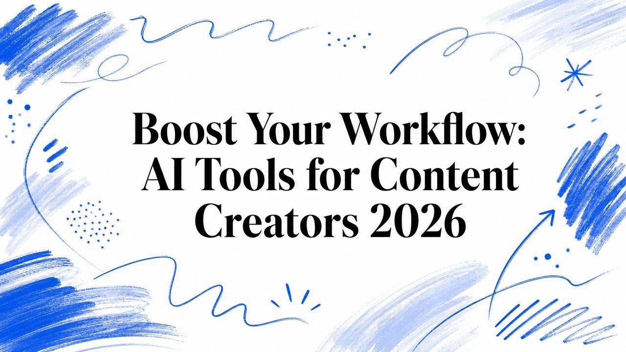 Boost Your Workflow: AI Tools for Content Creators 2026