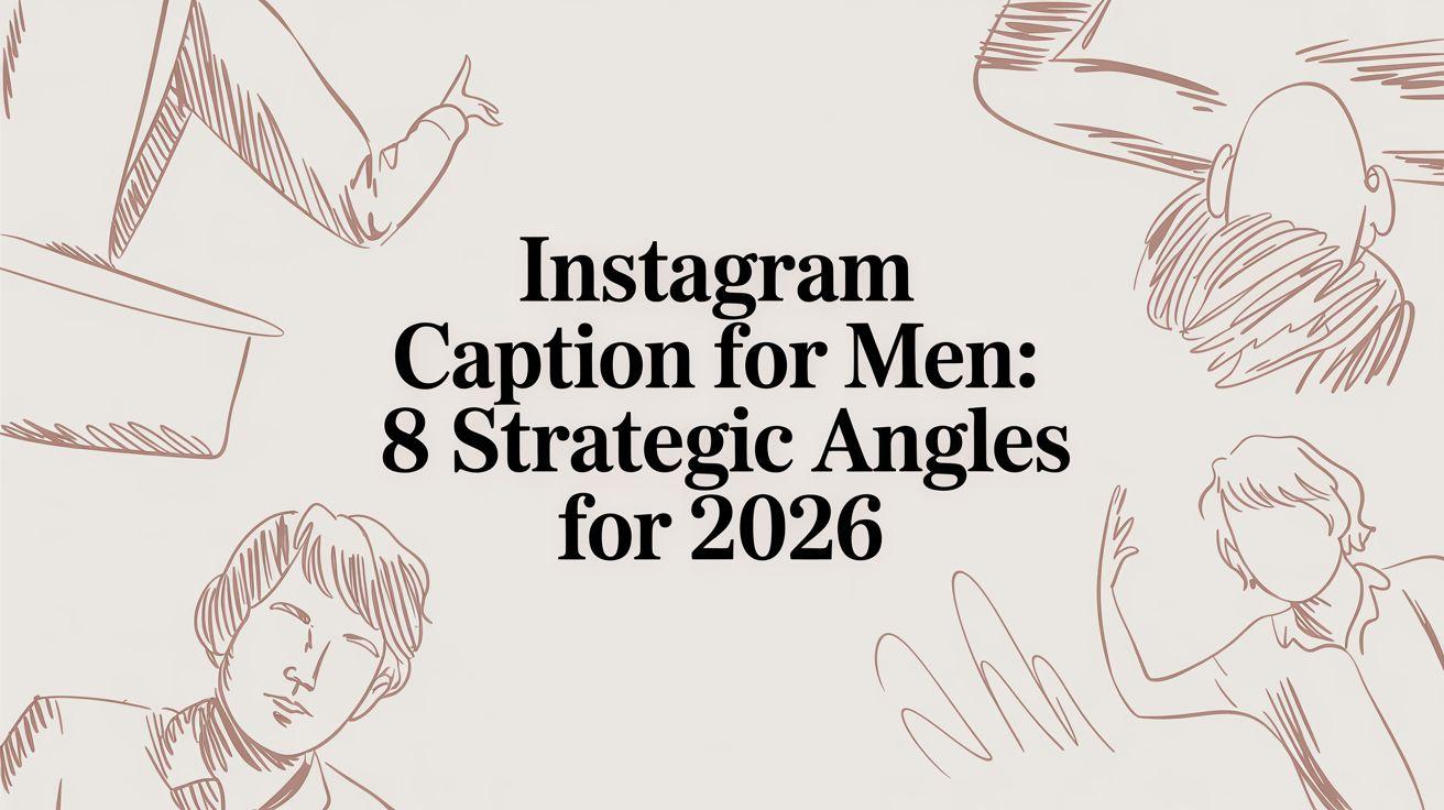Instagram Caption for Men: 8 Strategic Angles for 2026