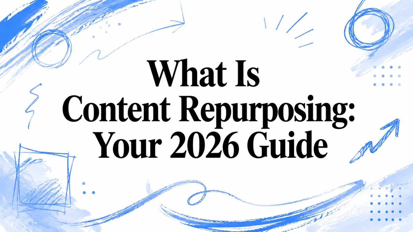 What Is Content Repurposing: Your 2026 Guide