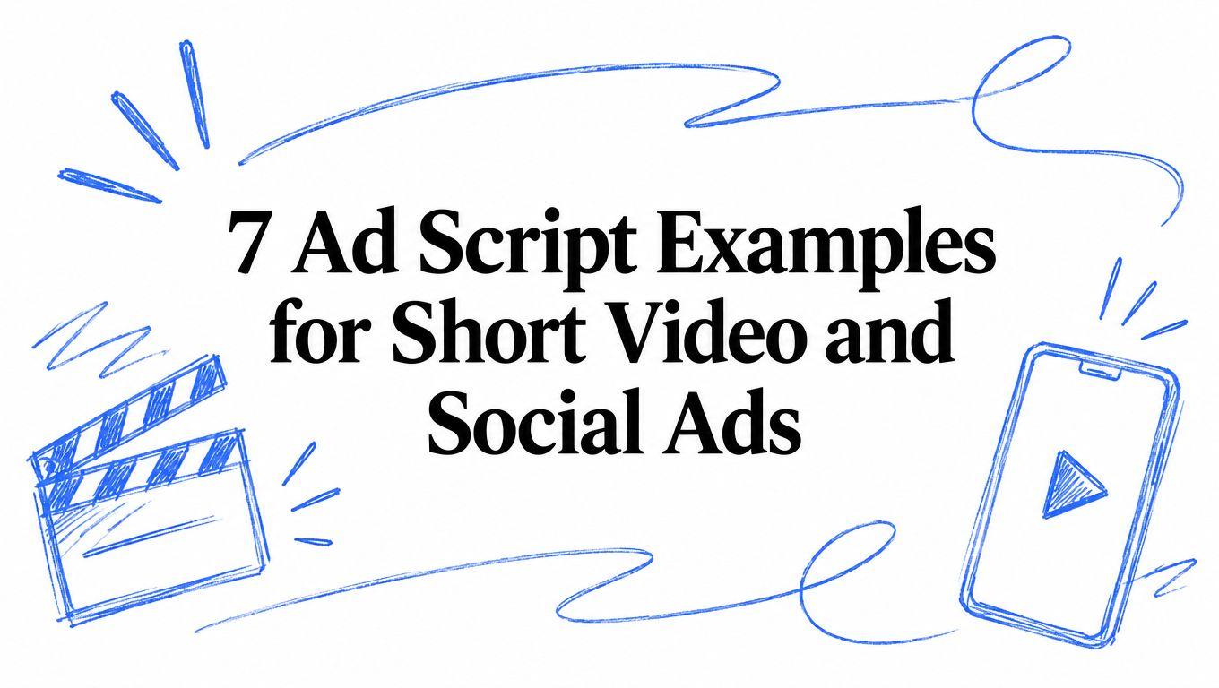 7 Ad Script Examples for Short Video and Social Ads