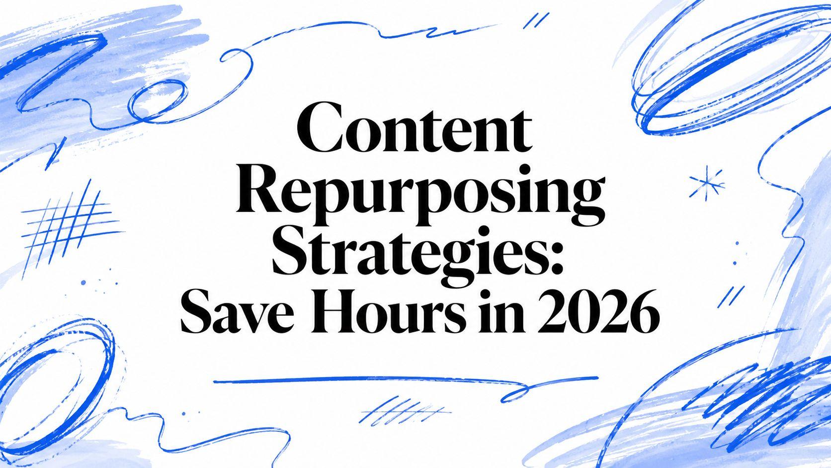 Content Repurposing Strategies: Save Hours in 2026